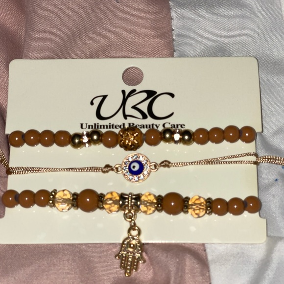 Evil eye 3 piece bracelet - Picture 4 of 6